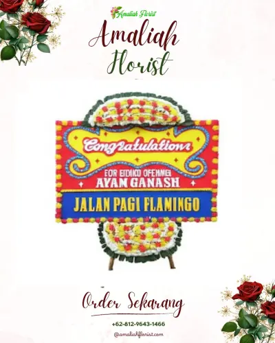 Bunga Papan Congratulation di Kesamben Blitar